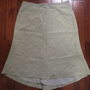 Gray wool skirt from Banana Republic